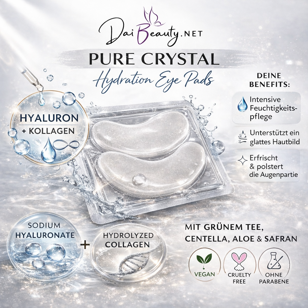 🤍 Pure Crystal – Hydration Eye Pads (5 Stück)
