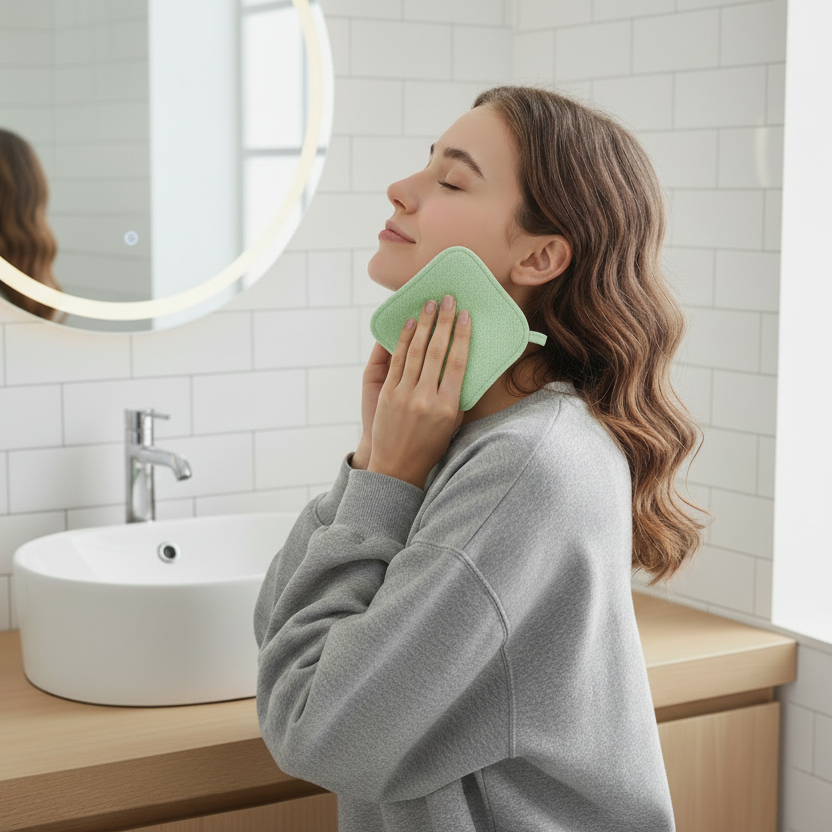 2 Kleine Mikrofasertücher für Gesicht & Abschminken – sanft, effektiv